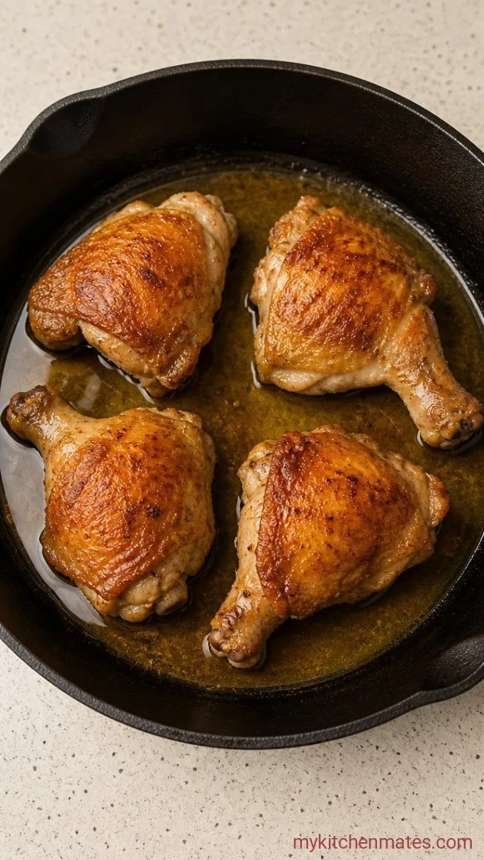Crispy Spicy Fried Chicken (No Deep Fryer Needed) Step 4: Fry the Chicken