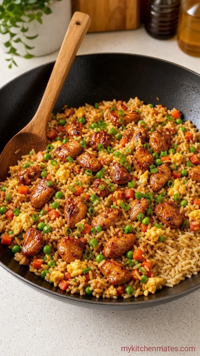 Step 4: Fry the Rice and Toss with Sauce