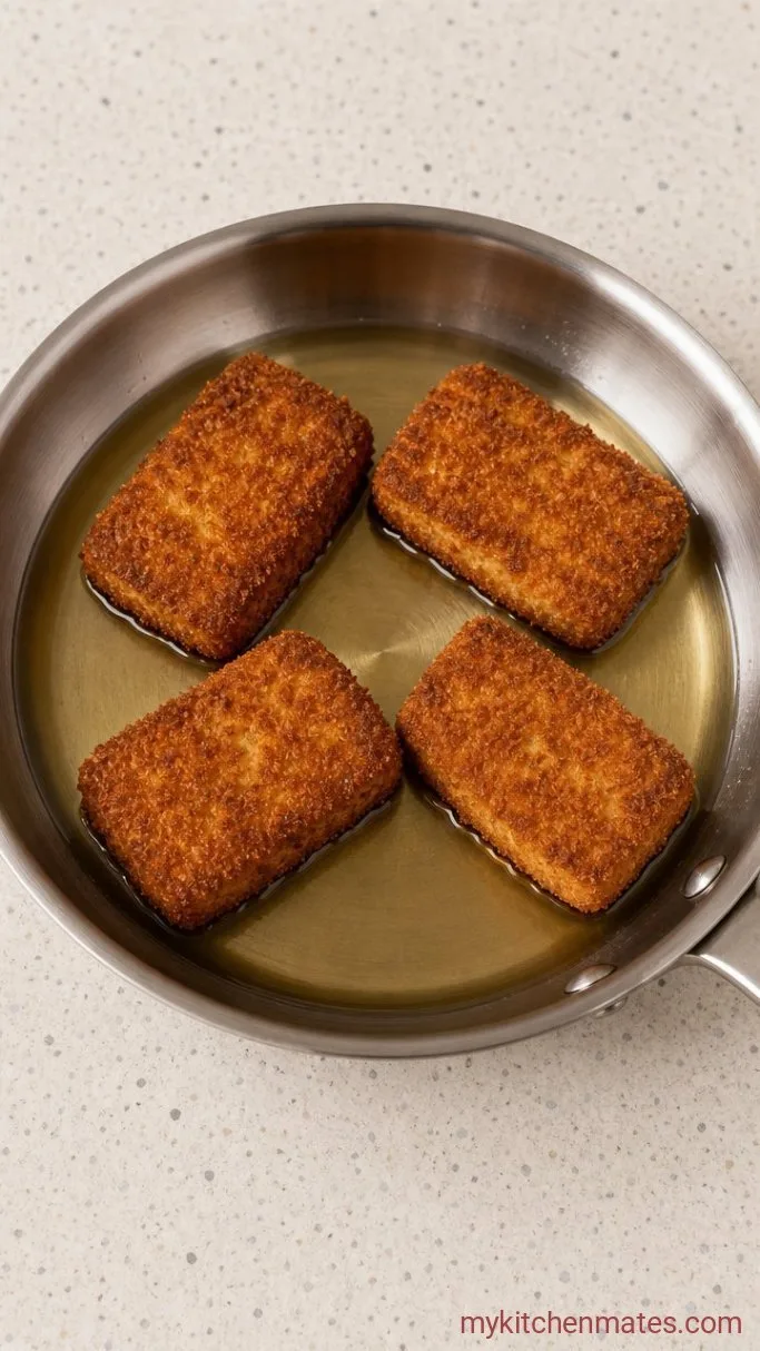 Step 4: Fry the Tofu Cutlets