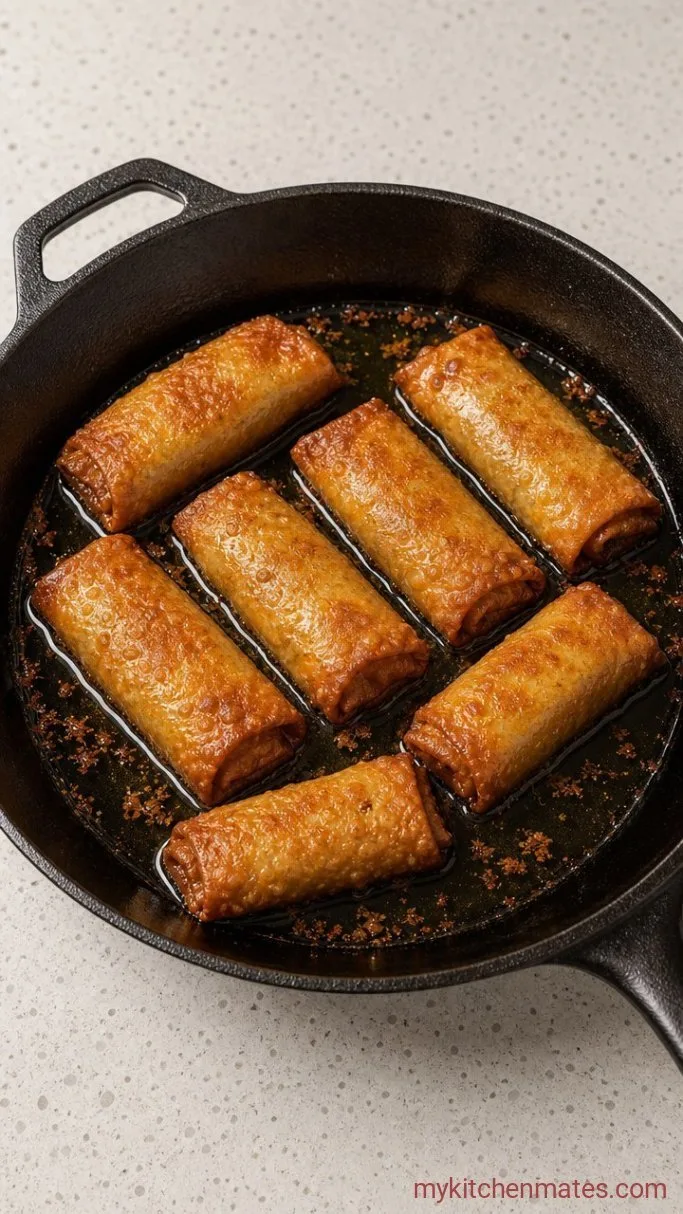 Step 4: Fry Until Golden and Crispy