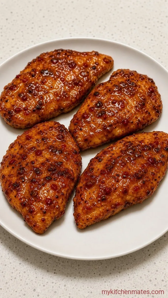 Quick Sticky Chili Lime Chicken Step 4: Glaze and Serve