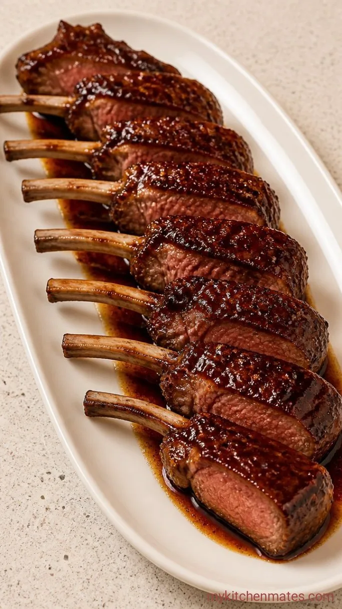 Sticky BBQ Glazed Lamb Chops Step 4: Glaze and Serve
