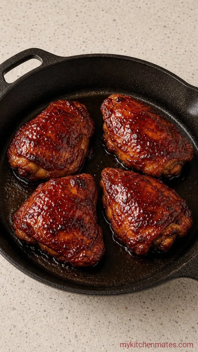 Step 4: Glaze the Thighs