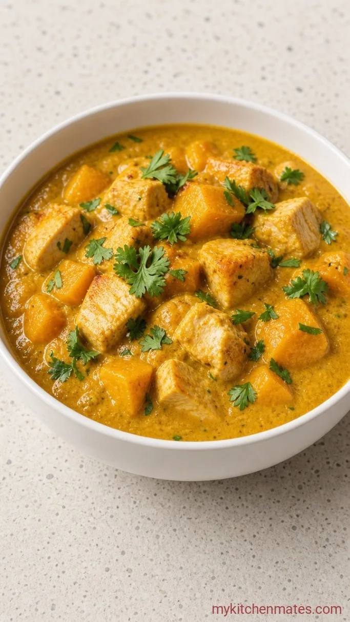 30-Minute Mango Chicken Curry Step 4: Ladle and Serve