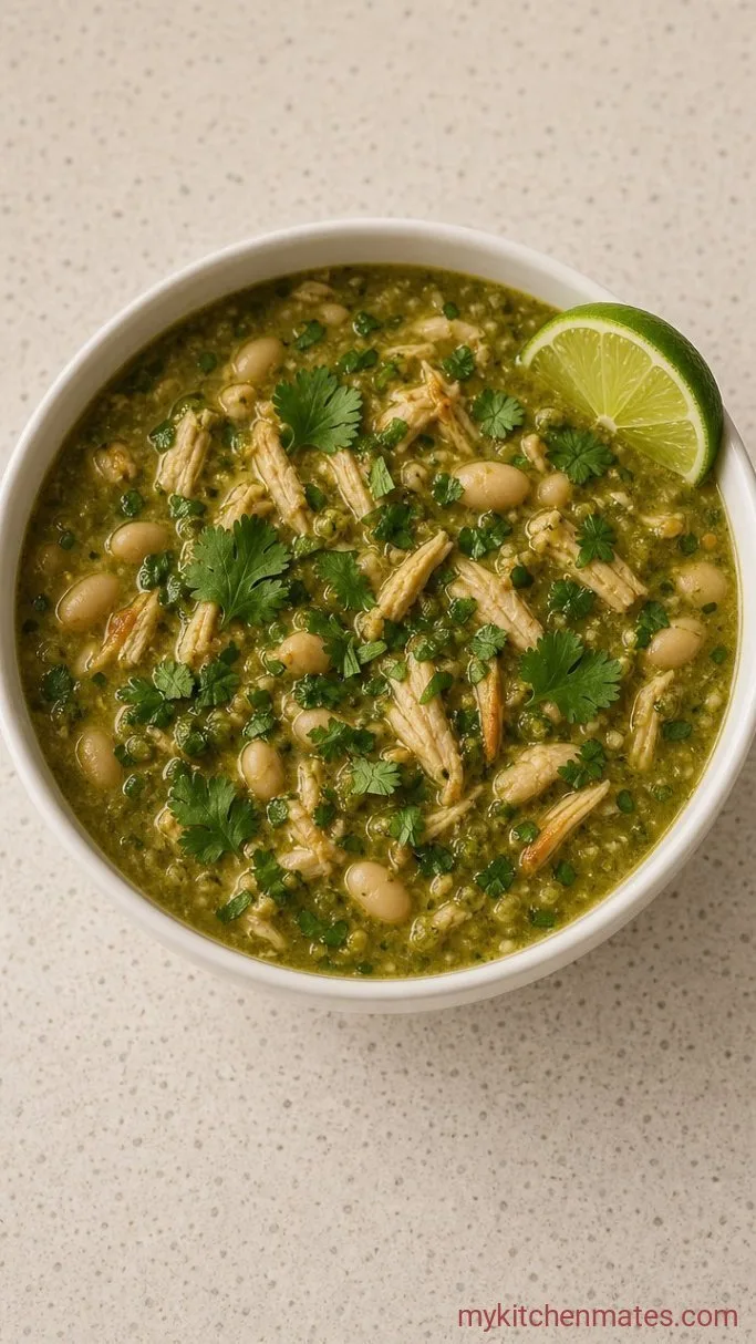 30-Minute Chicken Verde Soup Step 4: Ladle and Serve