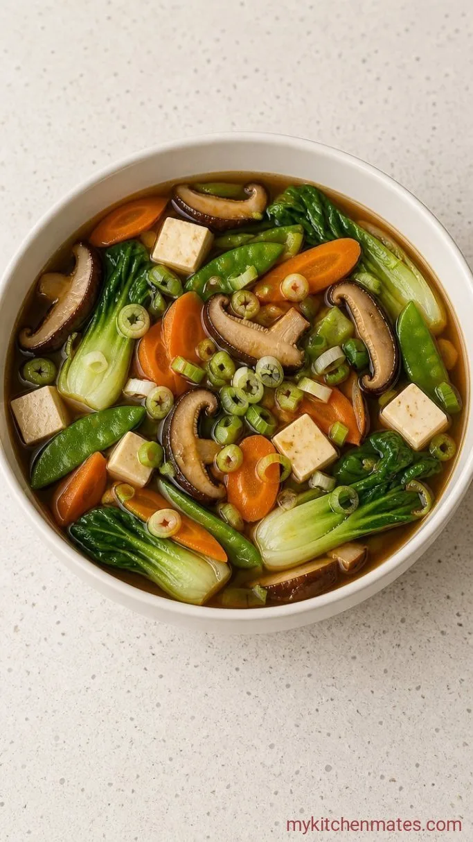 Simple Chinese Vegetable Soup (30 Minutes) Step 4: Ladle and Serve