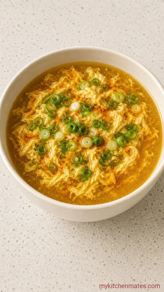 15-Minute Egg Drop Soup Step 4: Ladle and Serve