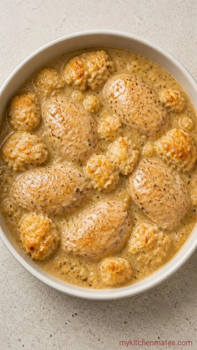 Creamy Crock Pot Chicken and Dumplings Step 4: Ladle and Serve