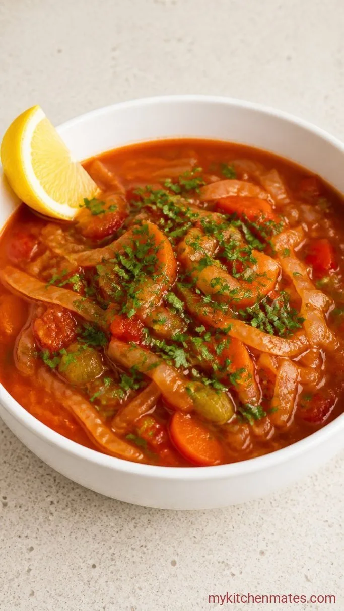 Zero Point Weight Watchers Cabbage Soup Step 4: Ladle and Serve