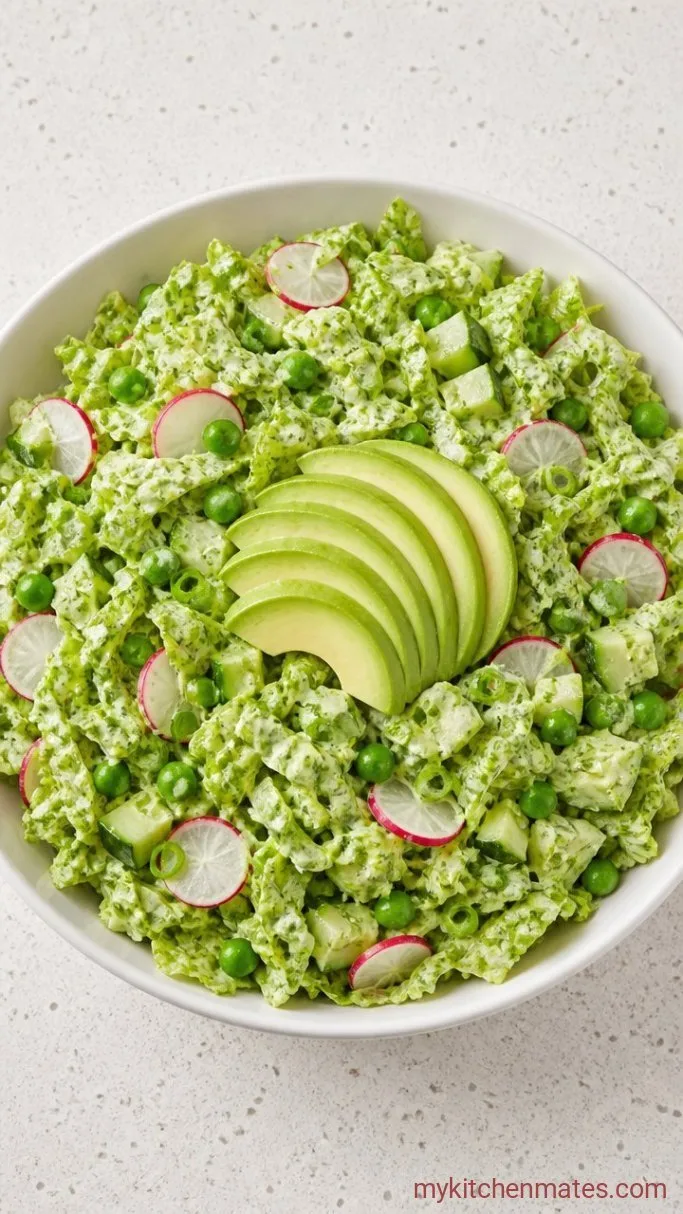 15-Minute Green Goddess Salad Step 4: Layer and Serve