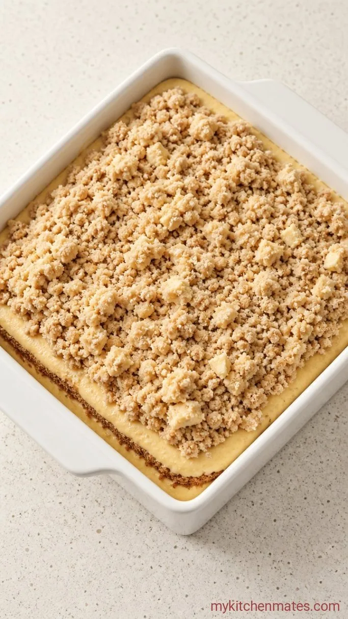 Step 4: Layer the Batter and Streusel