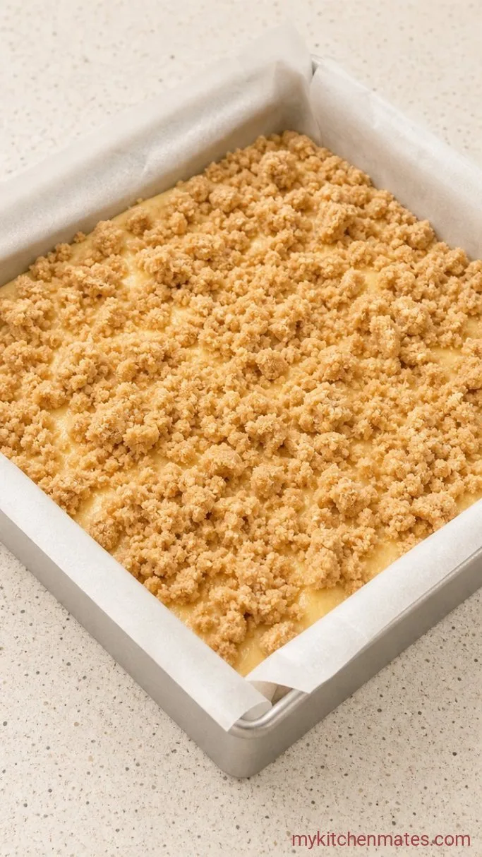Step 4: Layer the Batter and Streusel