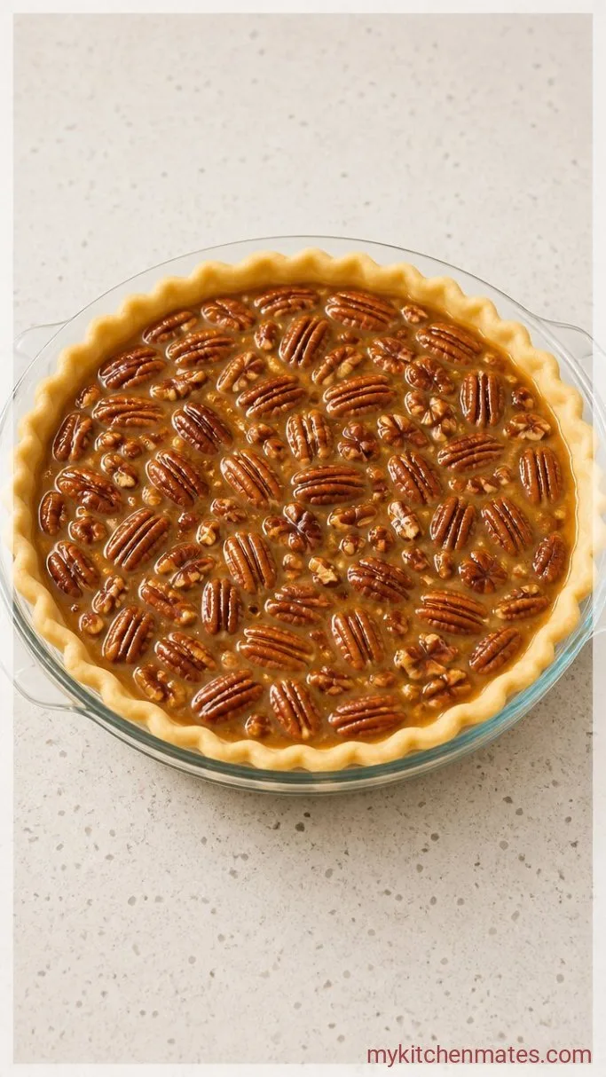 Step 4: Layer the Filling and Pecan Topping