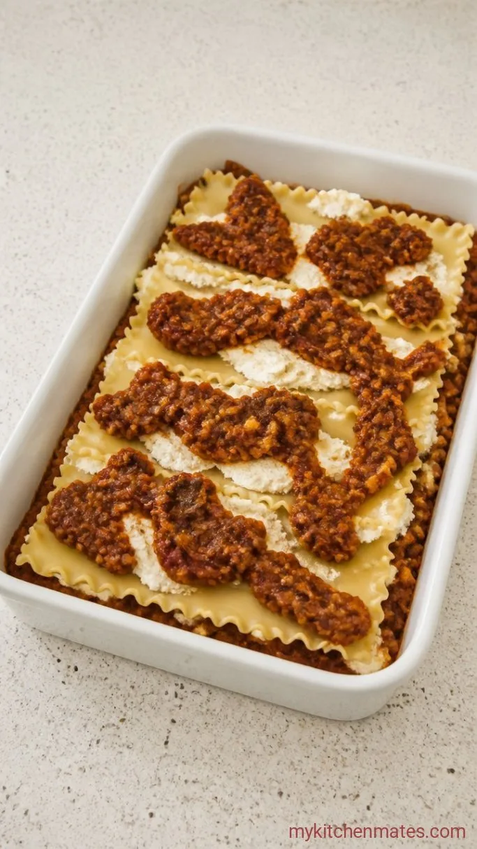 Gluten-Free Dairy-Free Lasagna That’s Actually Creamy Step 4: Layer the Lasagna