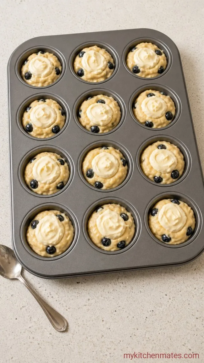 Step 4: Layer the Muffin Tins