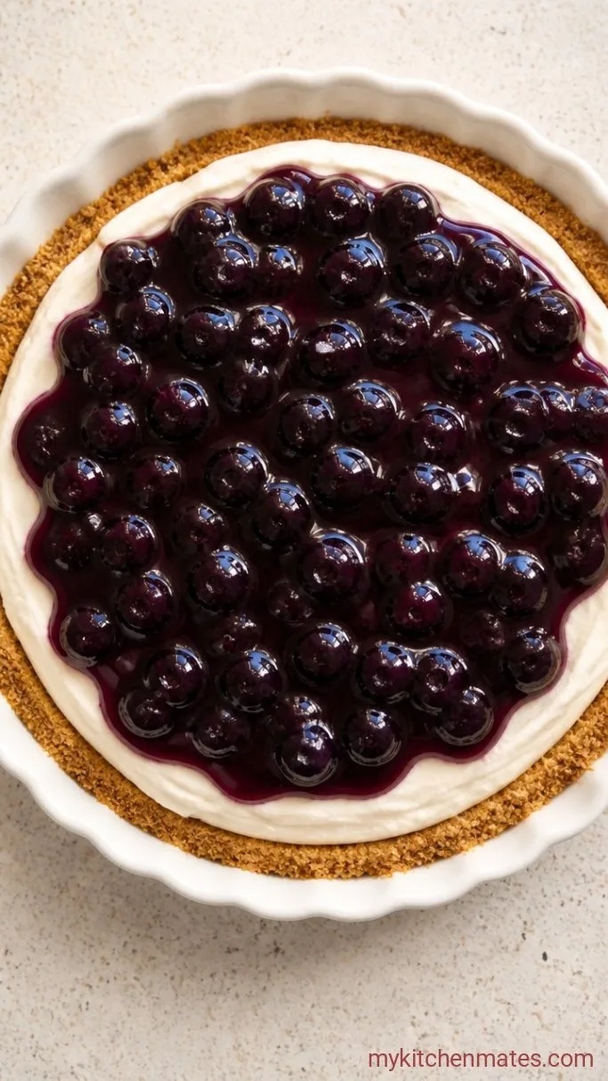 No-Bake Blueberry Cream Pie Step 4: Layer the Pie