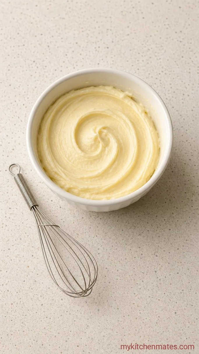 Red Velvet Pound Cake with Cream Cheese Swirl Step 4: Make the Cream Cheese Swirl