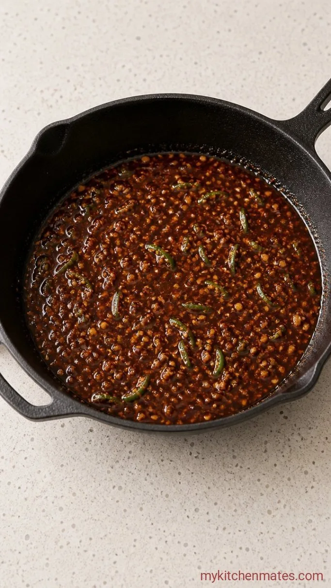 Step 4: Make the Spicy Tangy Sauce