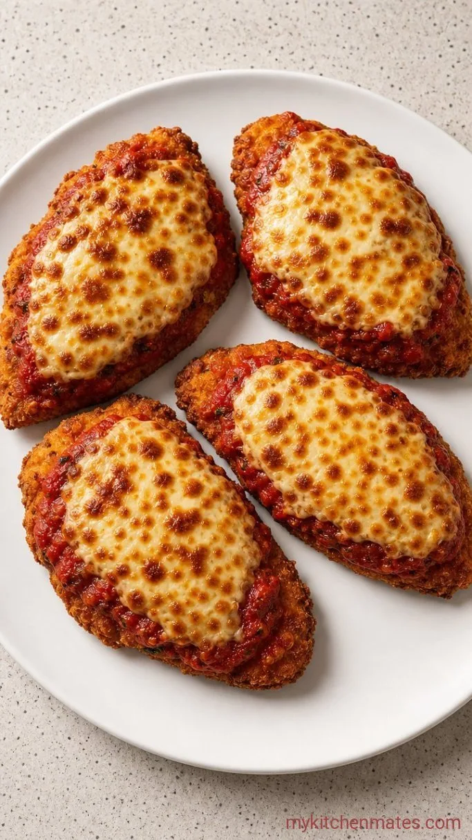 Crispy Air Fryer Chicken Parmesan Step 4: Melt the Cheese and Serve