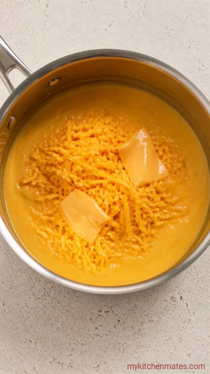 Step 4: Melt the Cheese Into the Sauce