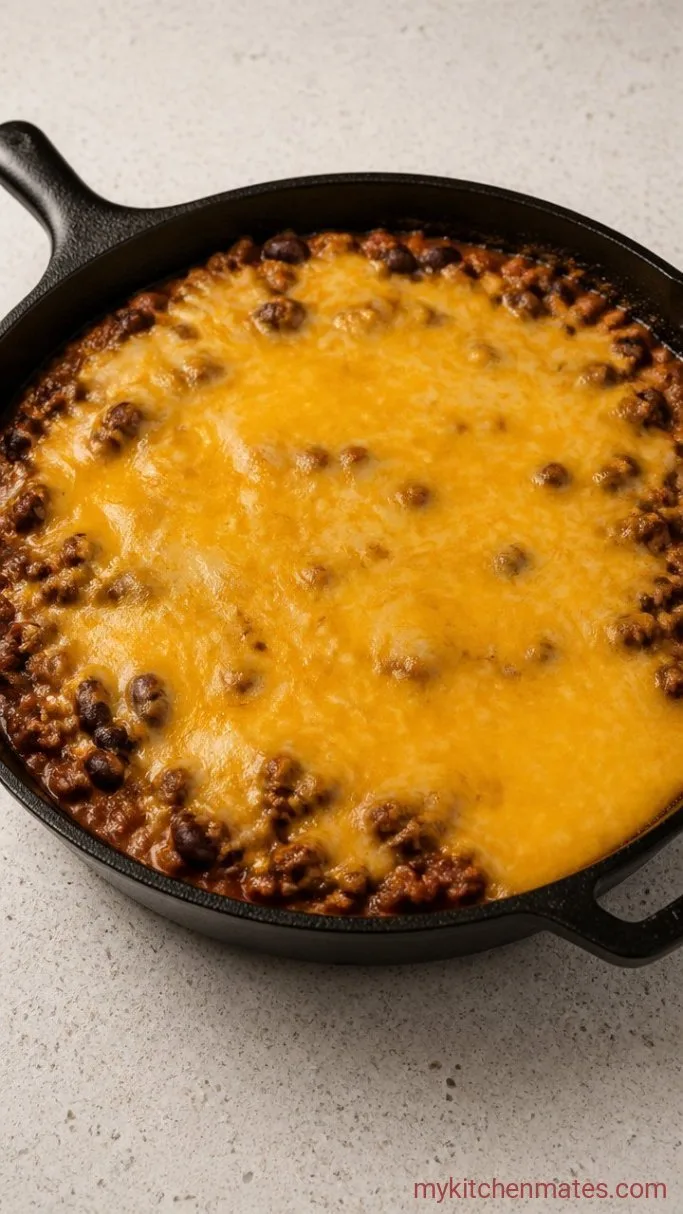 One-Pan Taco Skillet Dinner in 30 Minutes Step 4: Melt the Cheese