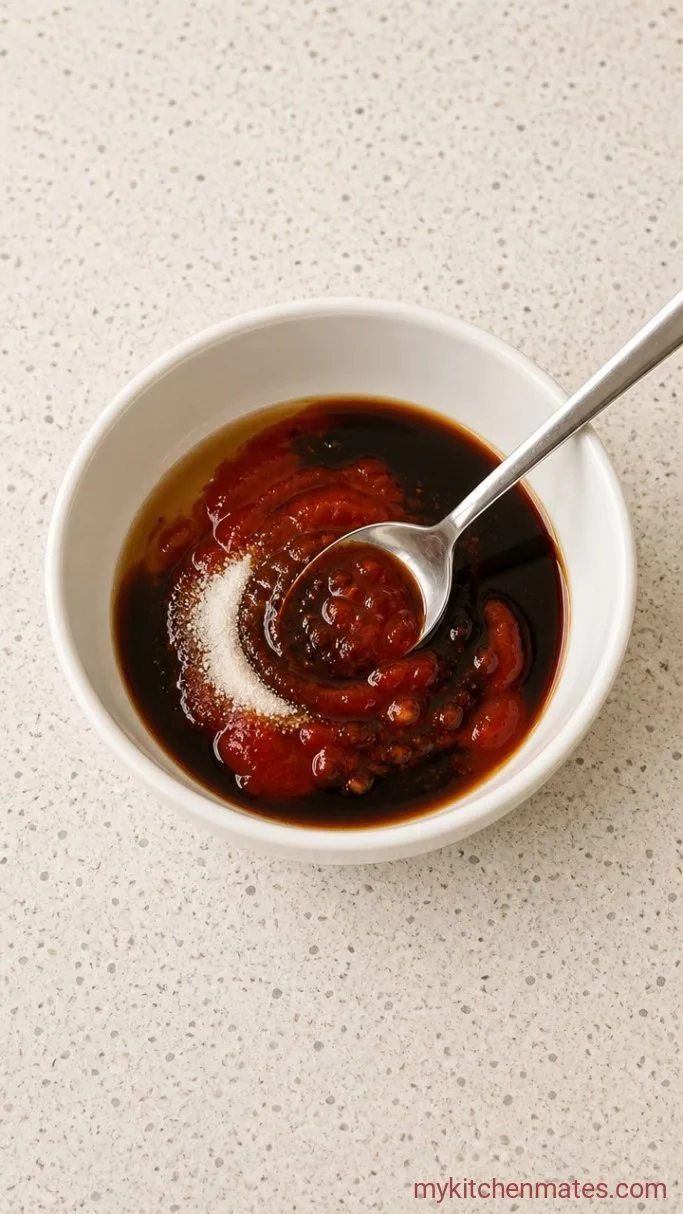 Step 4: Mix the Tonkatsu Sauce