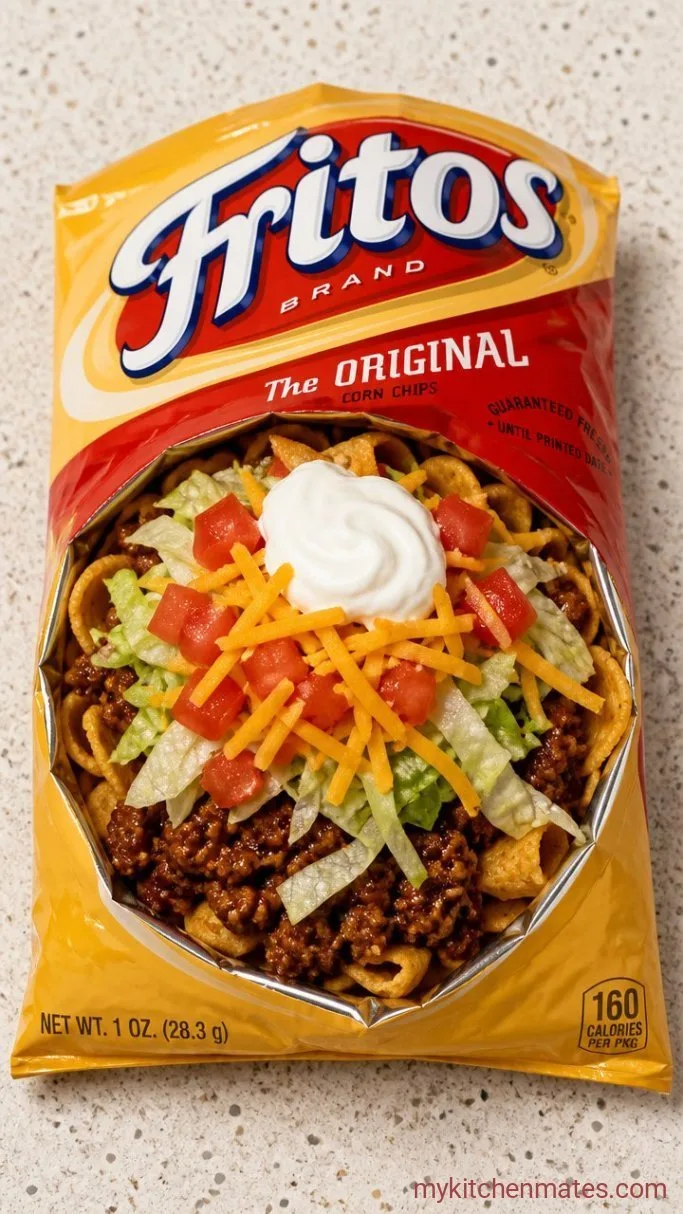 Walking Tacos for a Crowd in 30 Minutes Step 4: Open the Bags and Let Everyone Build