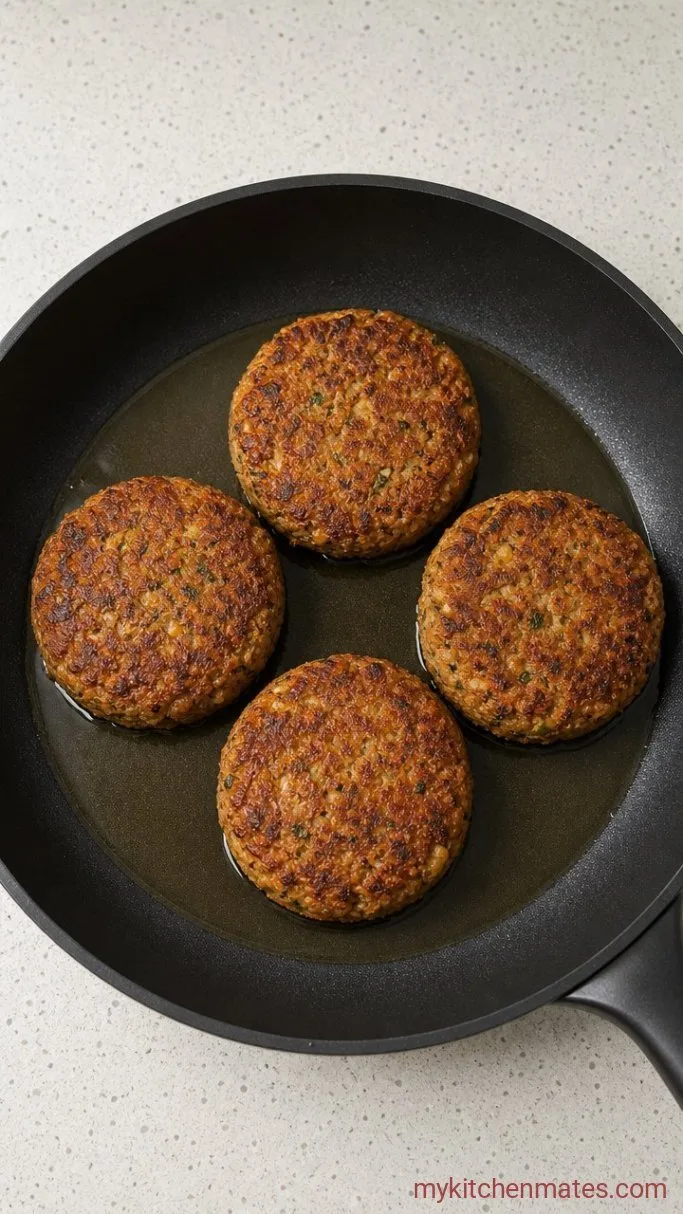 Step 4: Pan-Fry until Golden and Crispy