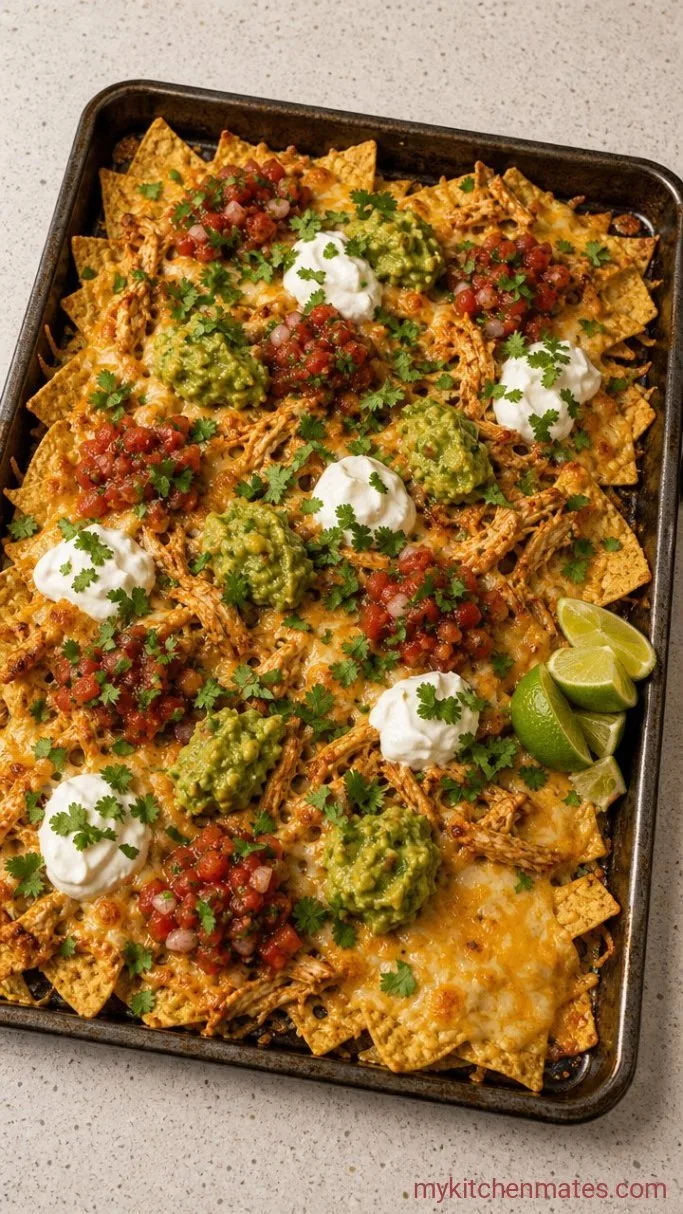20-Minute Rotisserie Chicken Nachos Step 4: Pile on the Fresh Toppings
