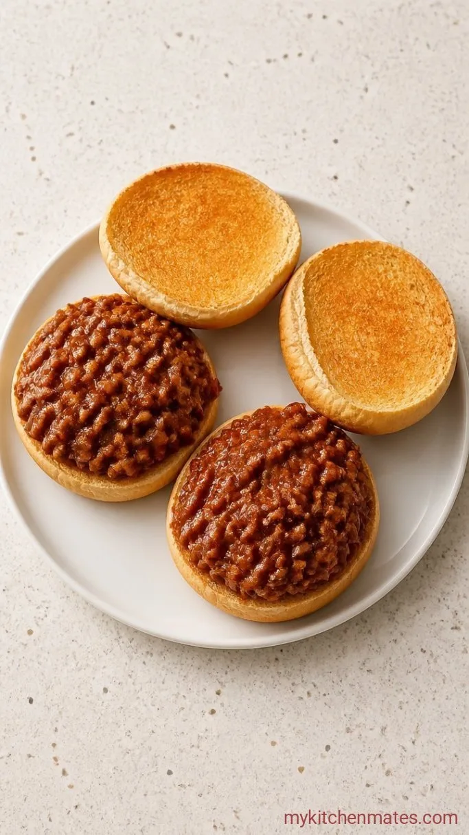 30-Minute Lentil Sloppy Joes Step 4: Pile Onto Toasted Buns