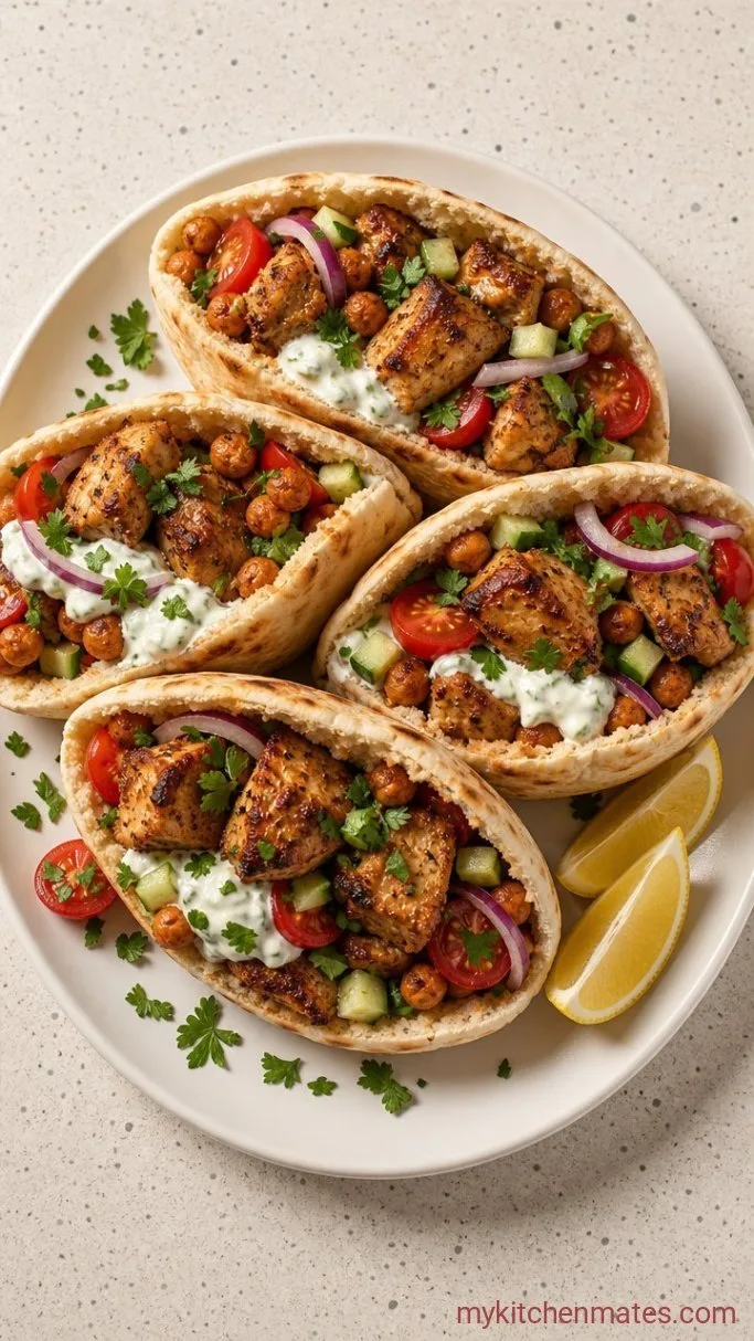 Step 4: Pile the Fillings Into Pitas
