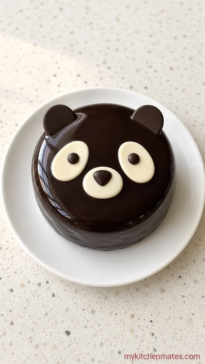 Step 4: Pipe the Panda Face