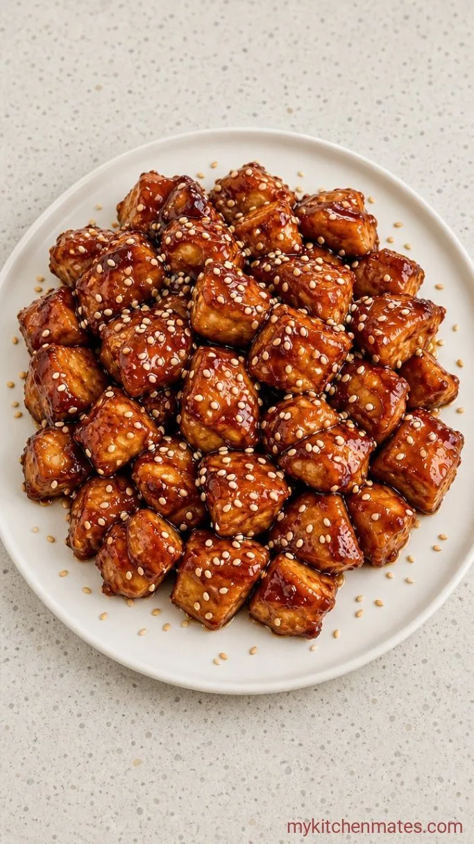 Quick Hibachi Chicken Marinade for Juicy, Charred Chicken Step 4: Plate and Finish with Sesame Seeds