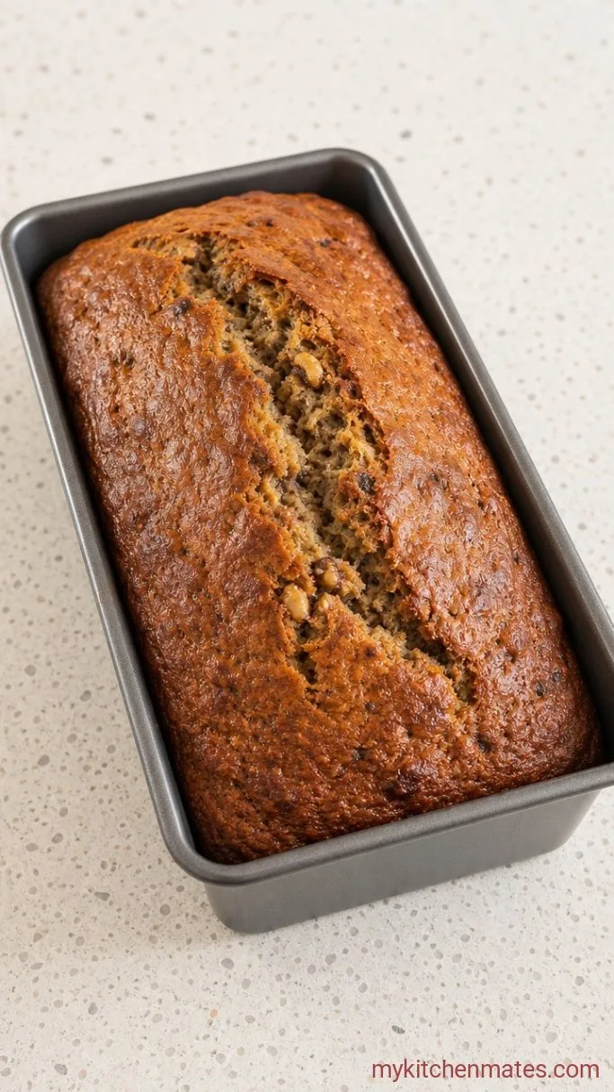 Moist High-Protein Banana Bread (Ready in Under an Hour) Step 4: Pour and Bake the Loaf