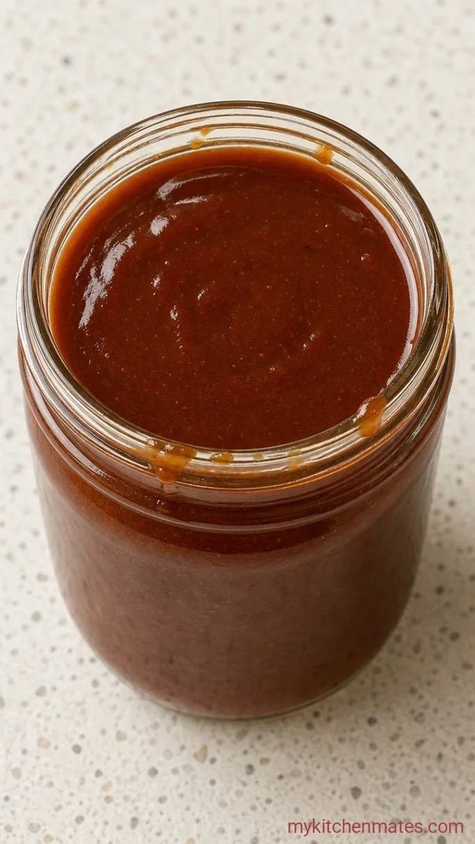 Sweet & Tangy Pineapple BBQ Sauce Step 4: Pour Into a Jar
