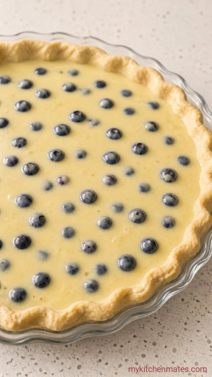 Step 4: Pour the Custard Over the Berries