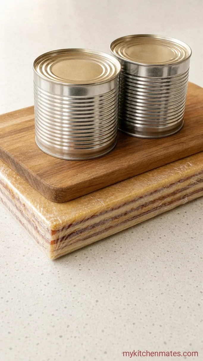 Step 4: Press and Chill the Stack