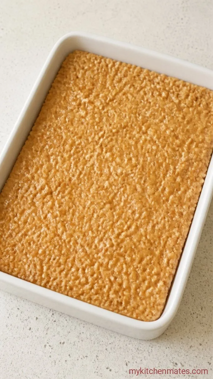 Step 4: Press into the Pan and Cool