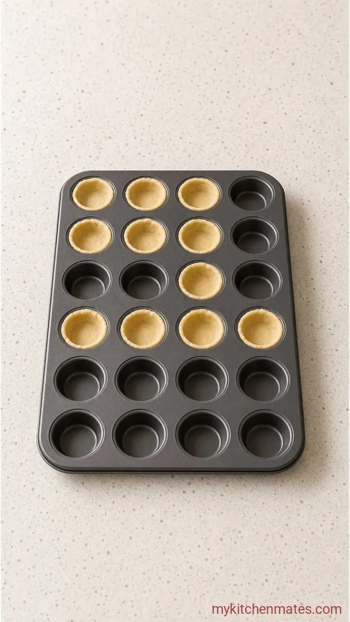 Sugar Cookie Cups with Fluffy Buttercream (Easy Party Dessert) Step 4: Press the Dough Into the Pan