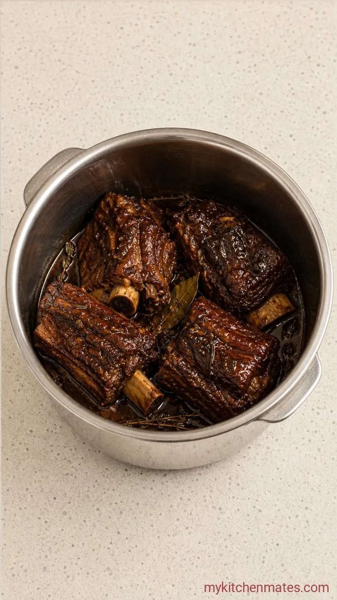 Instant Pot Beef Short Ribs (Tender in Under an Hour) Step 4: Pressure Cook the Short Ribs