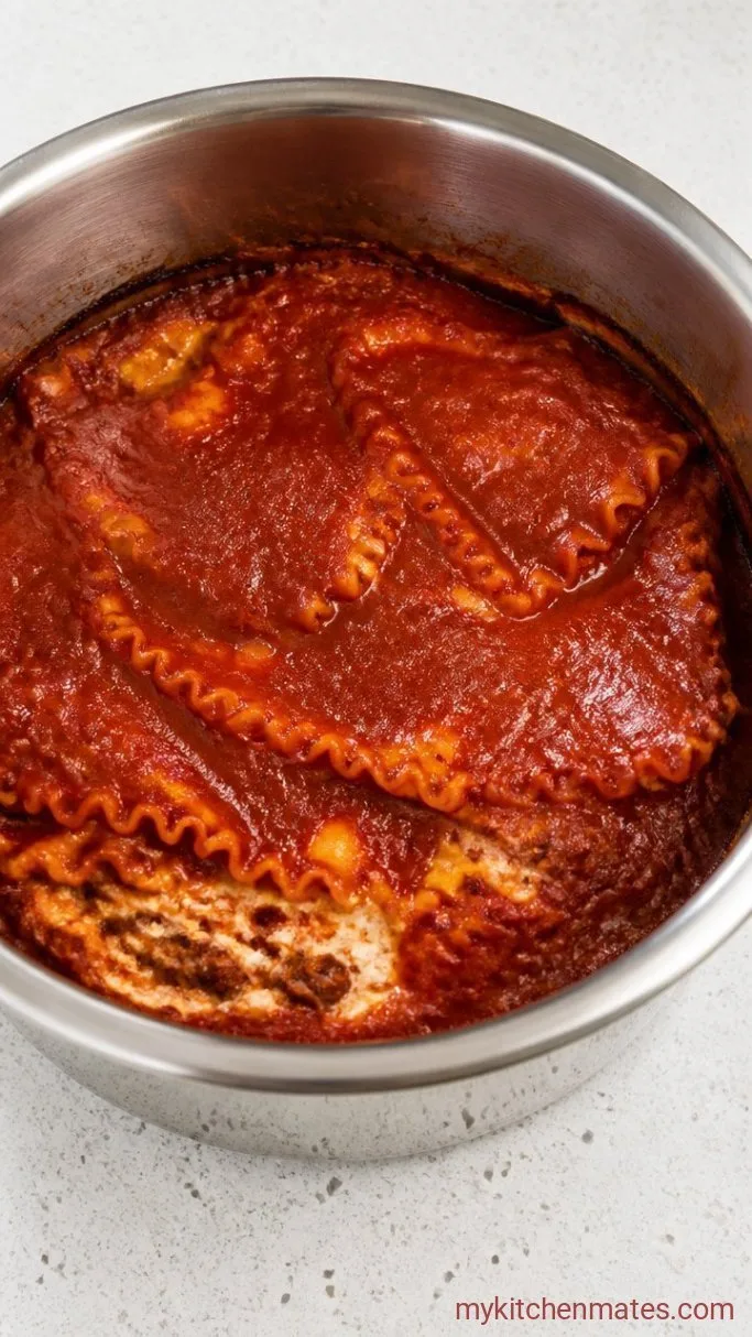40-Minute Instant Pot Lasagna Step 4: Pressure Cook
