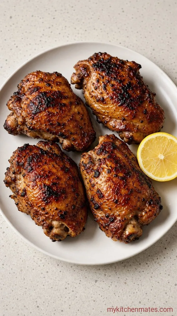 Juicy Grilled Chicken Thighs Step 4: Rest and Serve the Chicken