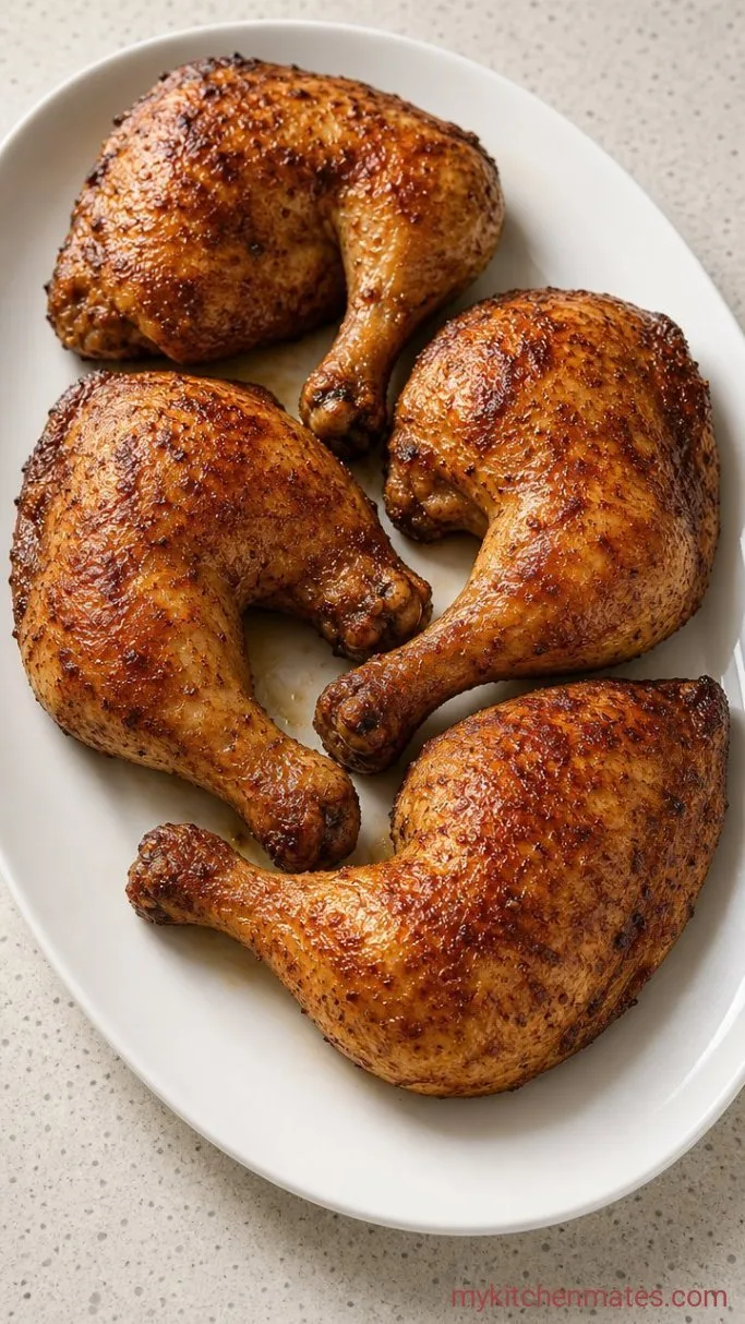 Step 4: Rest and Serve the Juicy Leg Quarters