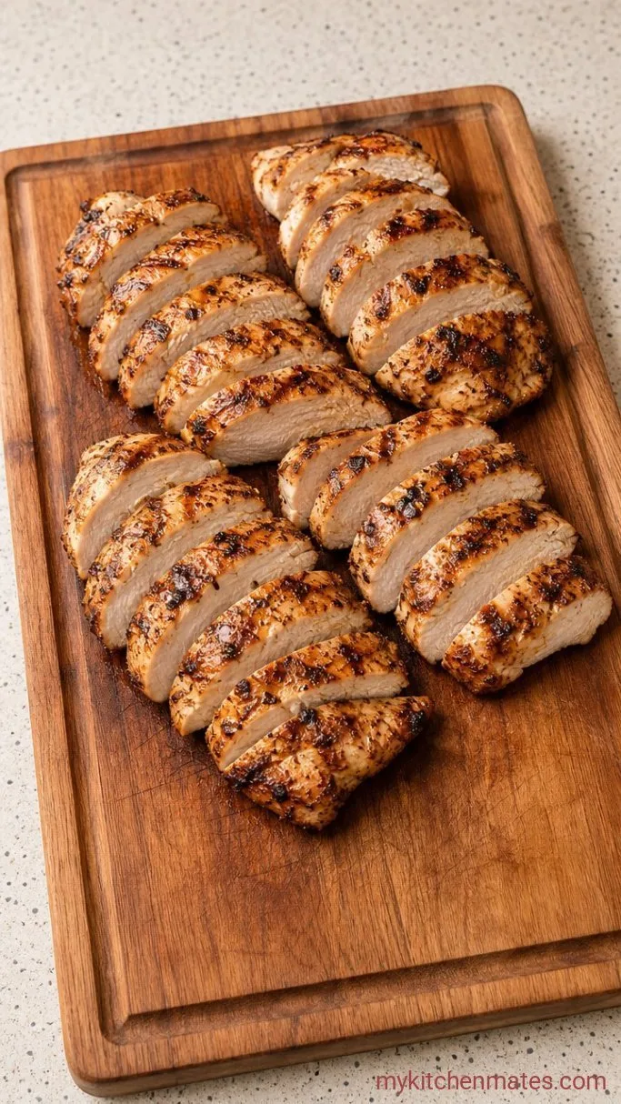 Juicy Mediterranean Grilled Chicken Step 4: Rest and Slice the Chicken