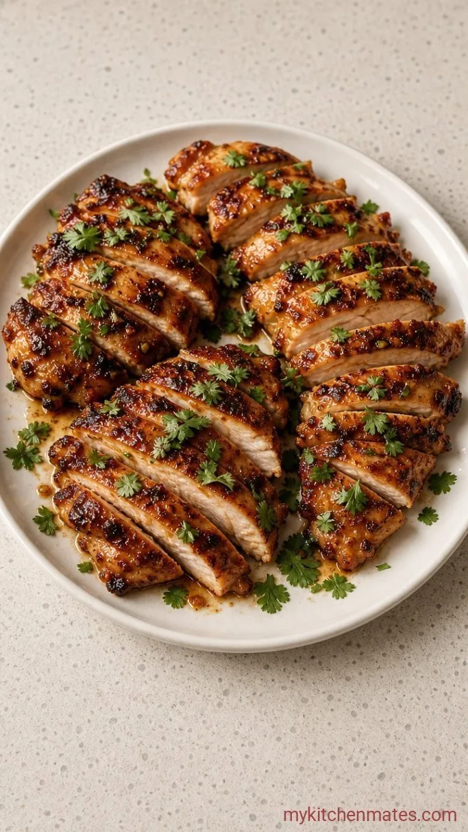 Quick Thai Chicken Marinade (Coconut, Lime & Garlic) Step 4: Rest and Slice the Chicken