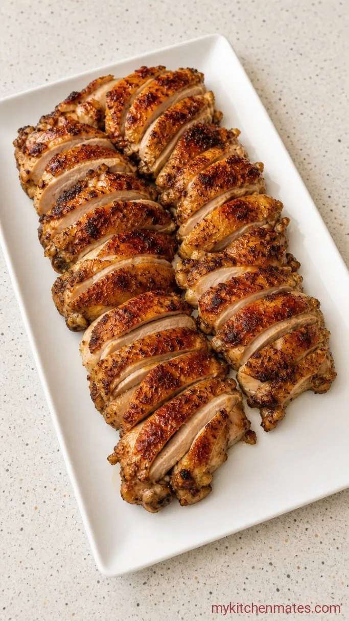 Step 4: Rest and Slice the Thighs