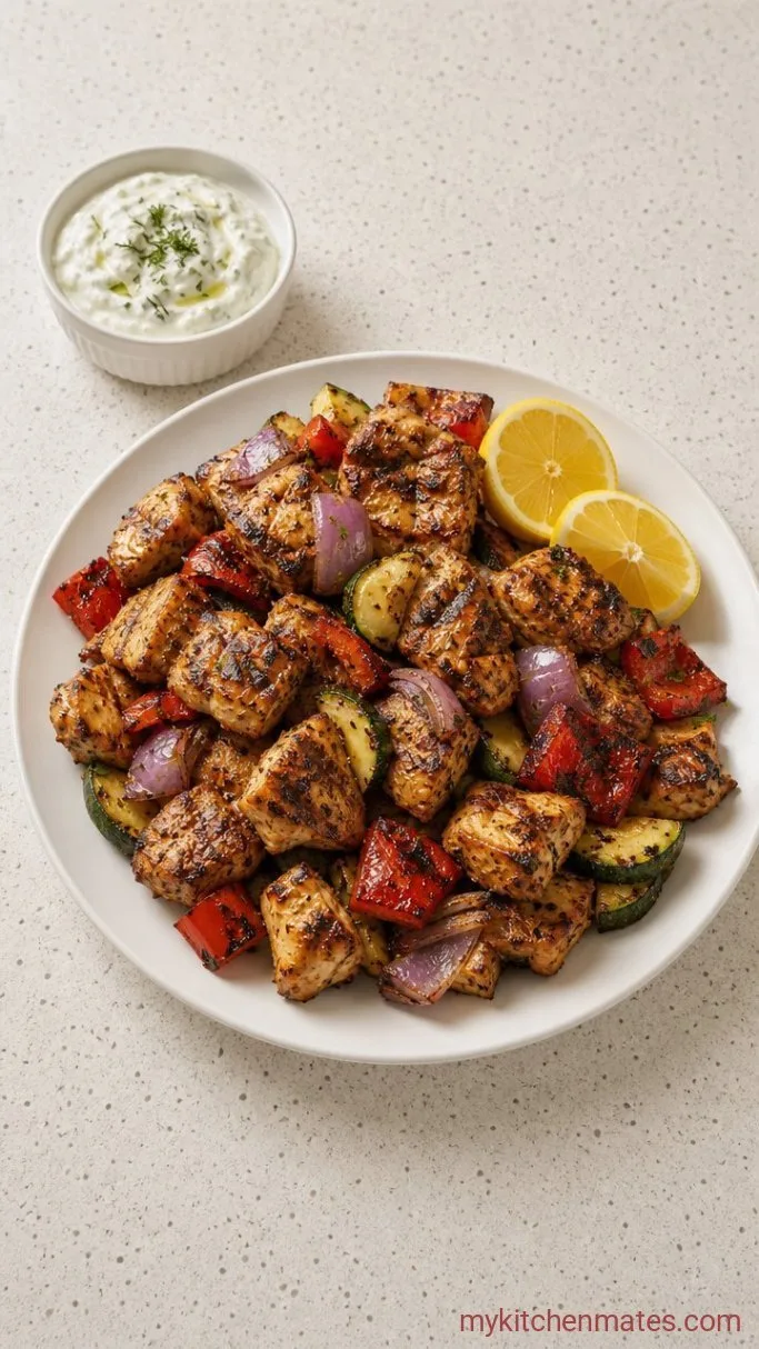 Juicy Grilled Mediterranean Chicken Kabobs Step 4: Rest, Then Slide Off the Skewers
