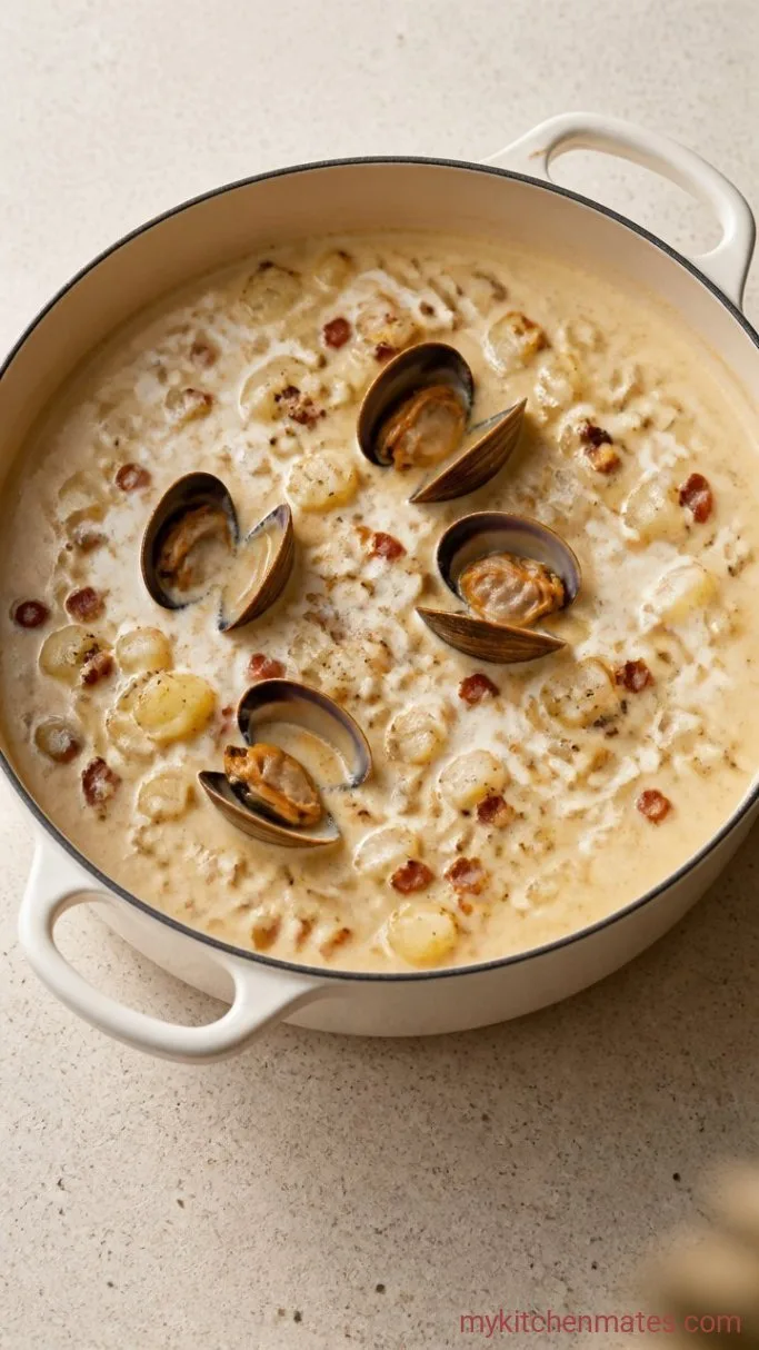 Step 4: Return the Clams and Bacon