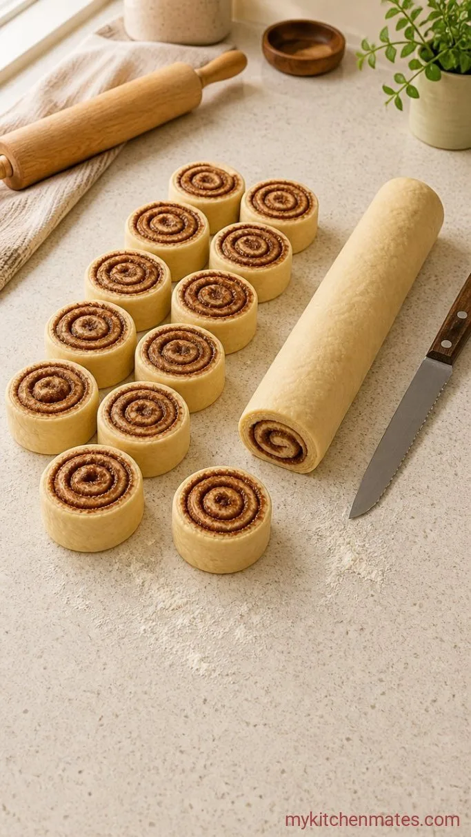 Step 4: Roll and Cut the Rolls