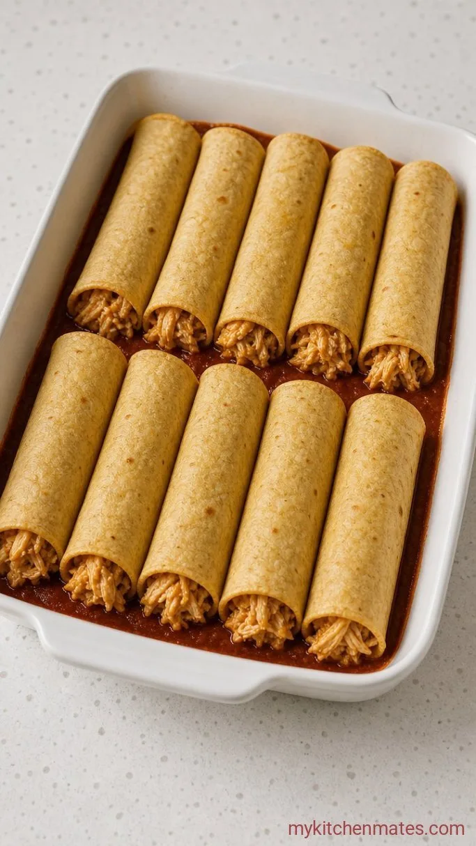 Step 4: Roll the Enchiladas